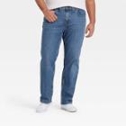 Men's Big & Tall Straight Fit Jeans - Goodfellow & Co Medium Vintage Denim Wash 44x30, Medium Vintage Blue Blue