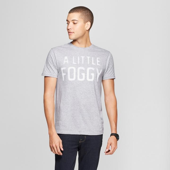 Men's Short Sleeve A Little Foggy Graphic T-shirt - Awake Heather Gray