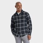 Men's Midweight Flannel Button-down Shirt - Goodfellow & Co Black