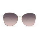 Women's Oversized Aviator Sunglasses - A New Day Gold