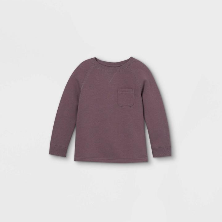 Toddler Knit Pullover Sweatshirt - Cat & Jack Purple