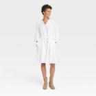 Women's 3/4 Sleeve A-line Dress - Knox Rose White