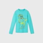 Boys' Long Sleeve Dinosaur Graphic T-shirt - Cat & Jack Green