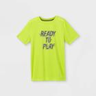 Boys' Short Sleeve 'ready To Play' Graphic T-shirt - All In Motion Green