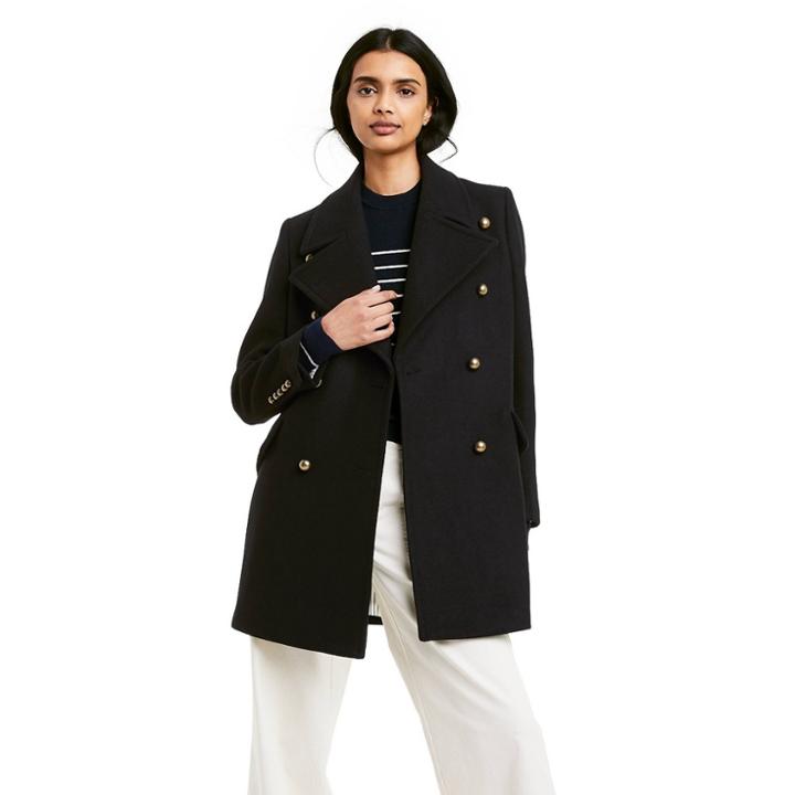 Women's Double Breasted Coat - Nili Lotan X Target Black Xxs