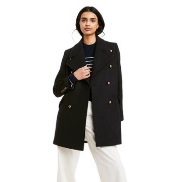 Women's Double Breasted Coat - Nili Lotan X Target Black Xxs
