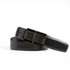 Swiss Gear Men's Reversible Solid Belt Buckle - Black Xl, Black Brown
