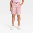 Boys' Flat Front 'at The Knee' Chino Shorts - Cat & Jack Pink