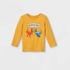 Toddler Boys' 'rexcellent' Dino Long Sleeve T-shirt - Cat & Jack Yellow