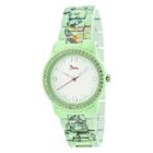 Boum Bon Voyage Women's Unique - Print Ceramic Bracelet Watch -