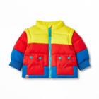 Baby Color Block Puffer Jacket - Lego Collection X Target Yellow/red/blue Newborn