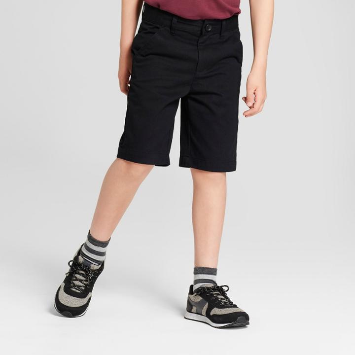 Boys' Chino Uniform Shorts - Cat & Jack Black