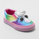 Jump-a-roos Toddler Girls' Jumparoos Unicorn Slip On Sneakers - Purple