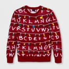 Men's Stranger Things Light Up Long Sleeve Sweatshirt -