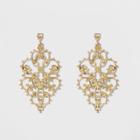 Sugarfix By Baublebar Filigree Drop Earrings - Gold, Women's