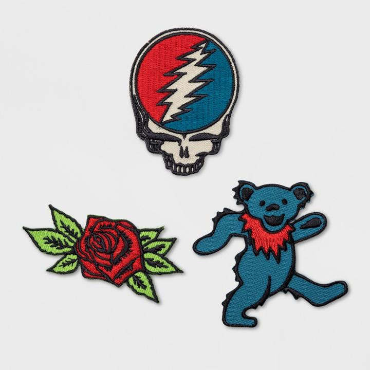 Junk Food Grateful Dead Badges 3pc, Women's,