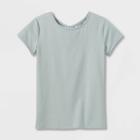 All In Motion Girls' Short Sleeve Keyhole Back Gym T-shirt - All In