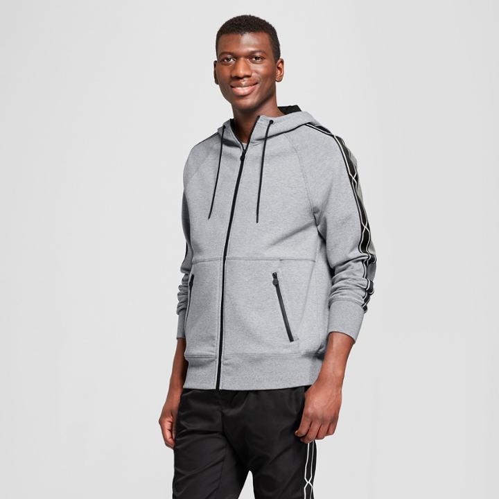 Hunter For Target Men's Chain Trim Full Zip Hoodie - Gray