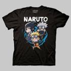 Ripple Junction Men's Naruto Short Sleeve Graphic T-shirt - Black