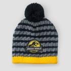 Jurassic Park Kids' Jurassic World Beanie, Black/gray