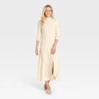 Women's Long Sleeve Dress - Who What Wear Cream