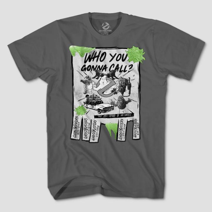 Boys' Ghostbusters Short Sleeve T-shirt - Charcoal