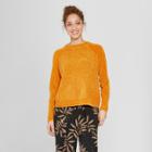Women's Chenille Pullover Sweater - A New Day Gold