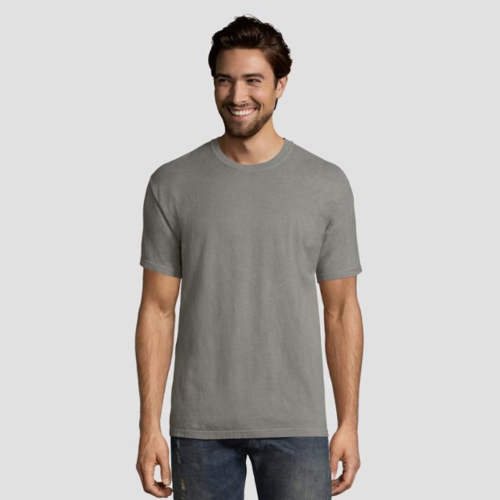 Petitehanes 1901 Men's Short Sleeve T-shirt - Concrete