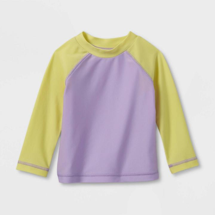 Baby Rash Guard Swim Shirt - Cat & Jack Purple
