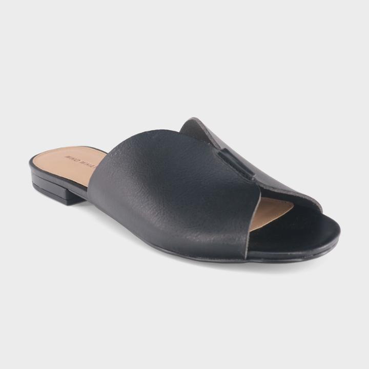 Women's Bobbi Slide Sandal - Who What Wear Black
