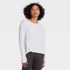 Women's Scooped Long Sleeve Tunic - All In Motion True White