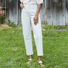 Women's High-rise Vintage Straight Cropped Jeans - Universal Thread Light Gray