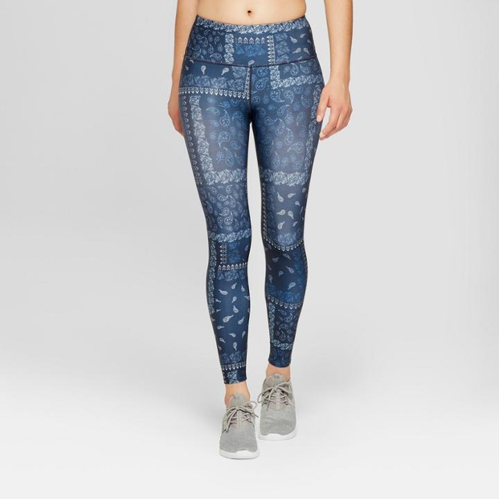 Women's Performance 7/8 Bandana Print High-waisted Leggings - Joylab Night