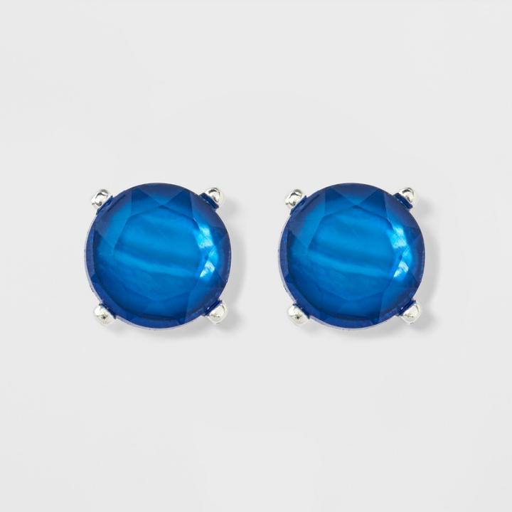 Stud Earrings - A New Day Blue/silver
