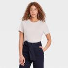 Women's Short Sleeve T-shirt - A New Day Gray