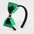 Target Bow Headband - Green/black
