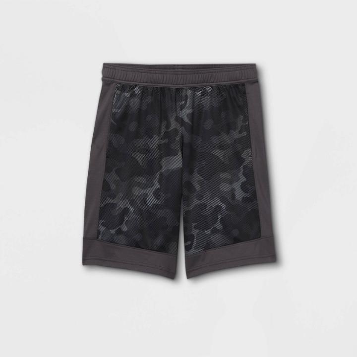 Boys' Basketball Shorts - All In Motion Charcoal Gray