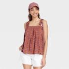 Women's Tie-strap Tiered Tank Top - Universal Thread