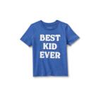 Iml Toddler Best Kid Ever Short Sleeve Graphic T-shirt - Heathered Blue