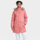 Women's Arctic Parka Jacket - Universal Thread Pink Coral