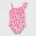 Baby Girls' Unicorn One Piece Swimsuit - Just One You Made By Carter's Pink