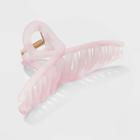 Frosted Loop Claw Clip - A New Day Pink