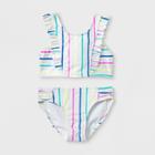Girls' Picnic Party Bikini Set - Cat & Jack White Xs,