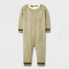 Baby Marl Romper - Cat & Jack Olive Green Newborn