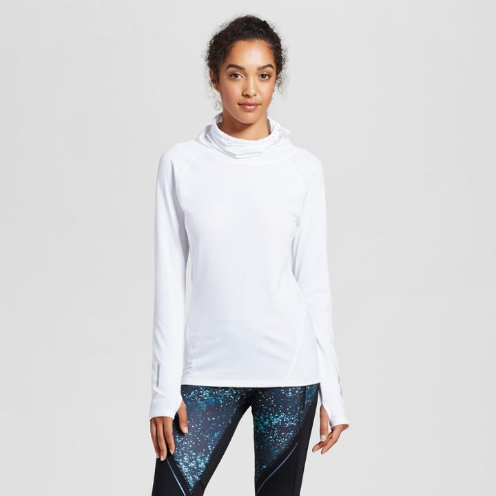 Women's Cold Weather Compression Mock Neck T-shirt - C9 Champion True White