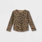 Grayson Mini Toddler Girls' Leopard Print Long Sleeve T-shirt