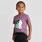 Petitetoddler Boys' Short Sleeve Astronaut Planet Picker Graphic T-shirt - Cat & Jack Purple 12m, Toddler Boy's