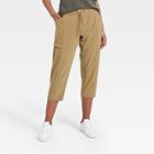 Women's Stretch Woven Tapered Capri Leggings - All In Motion