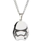 Star Wars Stormtrooper Stainless Steel 3d Pendant With Chain (22), Kids Unisex