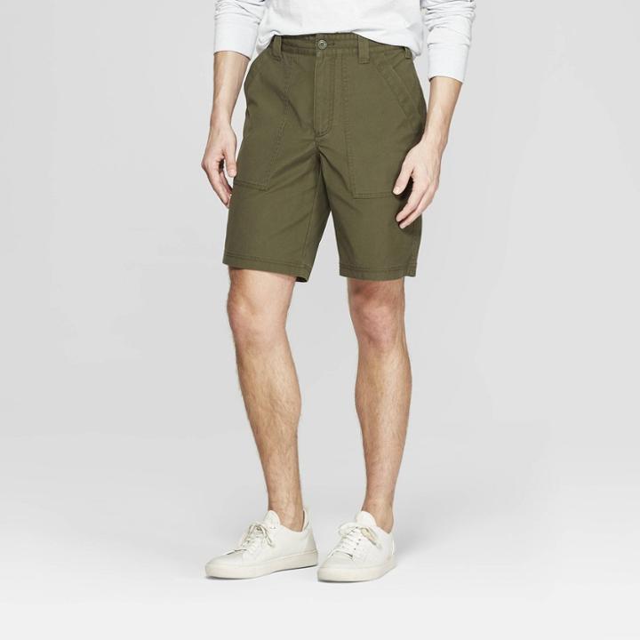 Men's 9.5 Chino Shorts - Goodfellow & Co Late Night Green